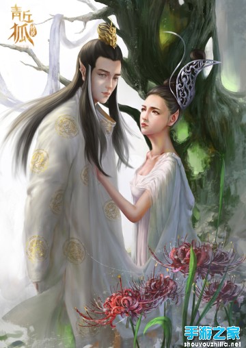 大神级同人画出《青丘狐传说》中性感狐妖 手机壁纸图片13