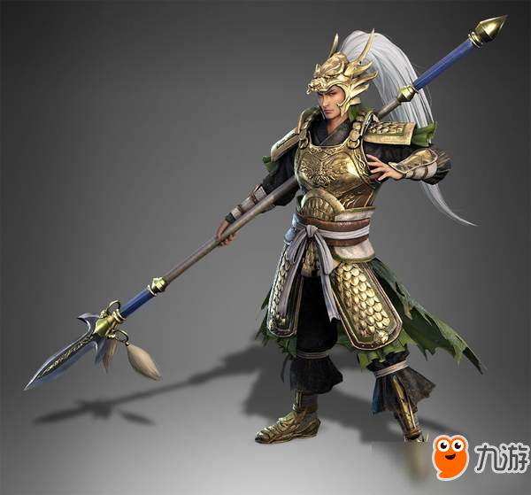 《真三国无双8》马超人设图公布 头戴金色龙盔十分霸气图片3