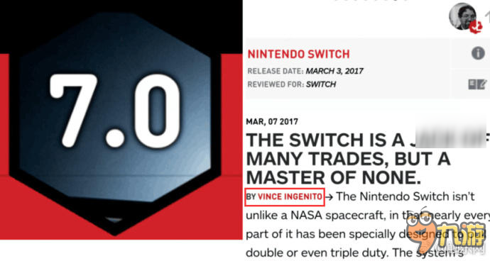 那个给Switch打了7分的IGN编辑被解雇了图片2